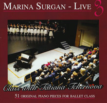 Marina Surgan Live 2- 48 Original Piano Pieces for Barre & Centre & Allegro  