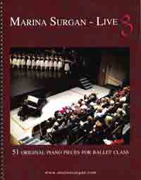 Marina Surgan Live - Piano Scores Book 51 Original Piano Pieces for Barre & Center  