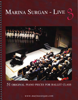 Marina Surgan Live 3 - Music Sheets